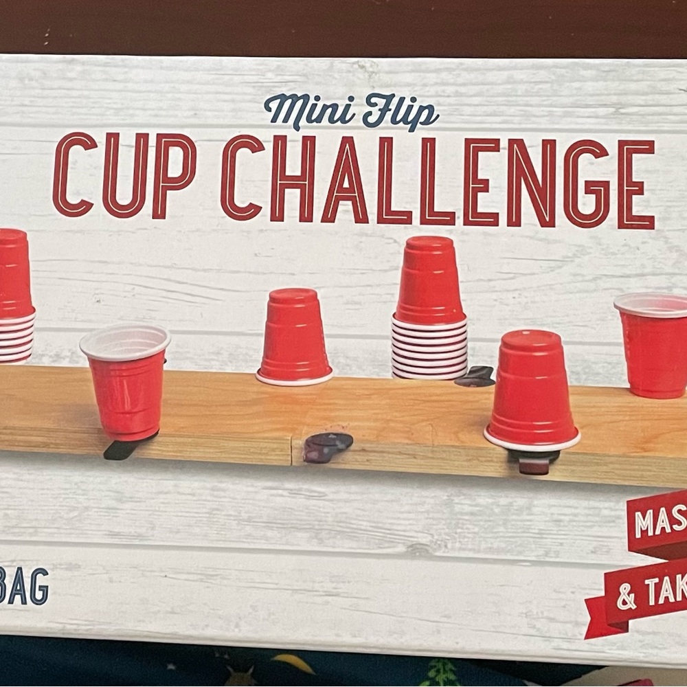 Wembley mini flip cup challenge